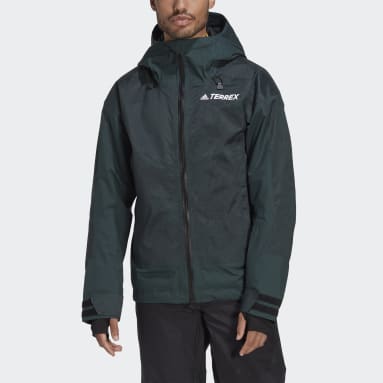 Άνδρες TERREX Πράσινο Terrex 2-Layer Insulated Snow Graphic Jacket