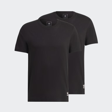 T-shirt de Algodão Comfort Core Preto Homem Originals