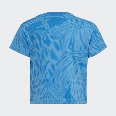T-shirt en coton coupe standard imprimé animal Future Icons Hybrid Bleu Adolescents 8-16 Years Sportswear