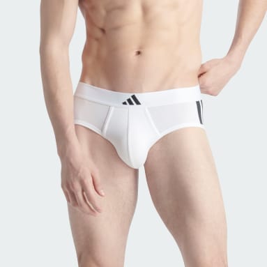 ACTIVE FLEX COTTON 3 STRIPES LOW RISE BRIEF 2 PACK UNDERWEAR