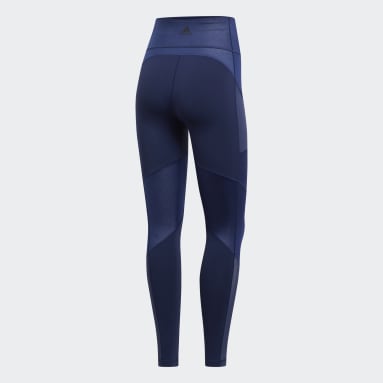Women Training Blue Believe This 2.0 Shine 7/8 Tights