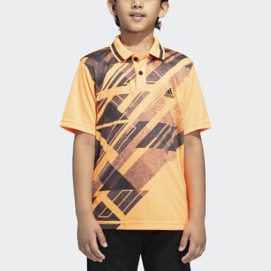 Girls Training Orange B 3S PRINT POLO