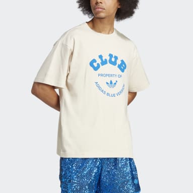 남성 originals Beige 블루 버전 클럽 티