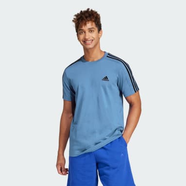 Essentials Single Jersey 3-Stripes Tee