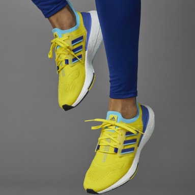 ผู้ชาย วิ่ง สีเหลือง รองเท้า Ultraboost 22