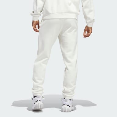 All white deals adidas pants