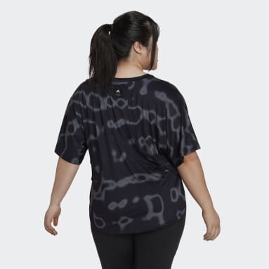Frauen Sportswear 11 Honoré Training T-Shirt – Große Größen Schwarz