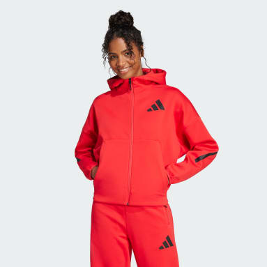 Sudadera con Gorro adidas Z.N.E. Cierre Frontal