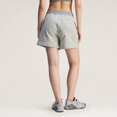 กางเกงผ้าเทอร์รีย์ขาสั้นพิมพ์ลาย adidas by Stella McCartney