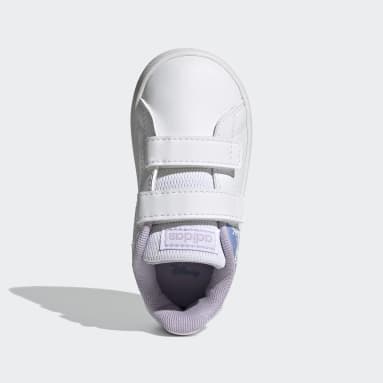 Infants Sport Inspired White Advantage Shoes