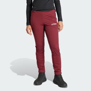 Kvinder TERREX Burgundy Terrex Xperior Cross Country Ski Soft Shell bukser
