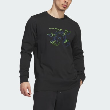 T-shirt manches longues Shmoofoil Cloudy noir Hommes Originals
