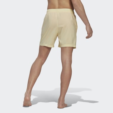 Men Lifestyle Yellow Swim Shorts