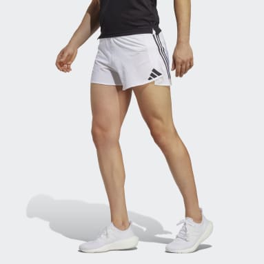 Άνδρες Τρέξιμο Λευκό Adizero Split Shorts