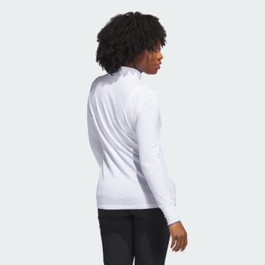 Frauen Golf COLD.RDY Long Sleeve Mock Poloshirt Weiß