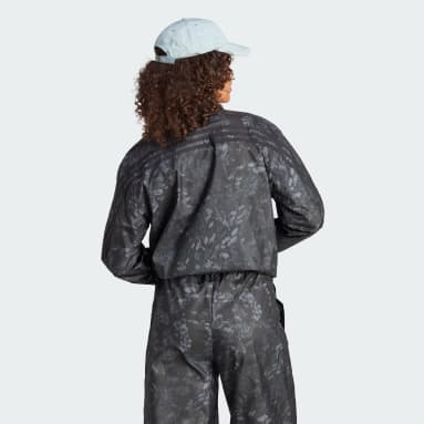 Cortavientos Future Icons Woven 3 bandas Negro Mujer Sportswear