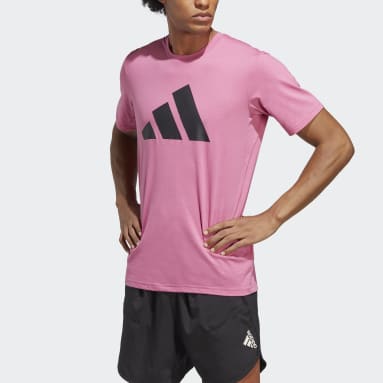 Playera adidas rosa hombre sales