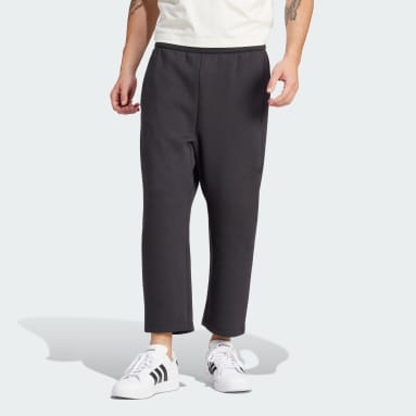 Mens cropped sales track pants