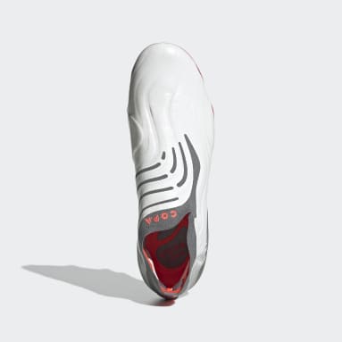 Guayos Copa Sense+ Terreno Firme Blanco Hombre Fútbol