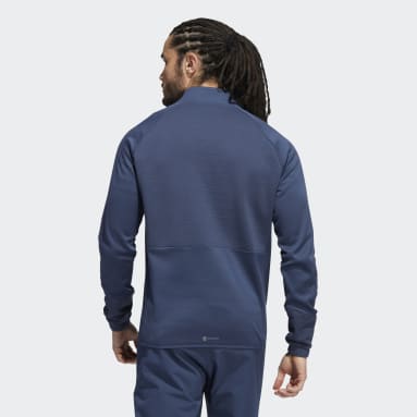 Heren Golf blauw COLD.RDY Pullover