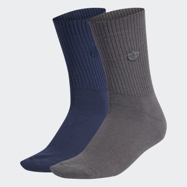 Originals Grey Premium Essentials Crew Socks 2 Pairs