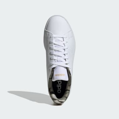Adidas advantage hombre blancas cheap