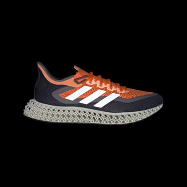 ผู้ชาย วิ่ง สีส้ม รองเท้าวิ่ง adidas 4DFWD 2