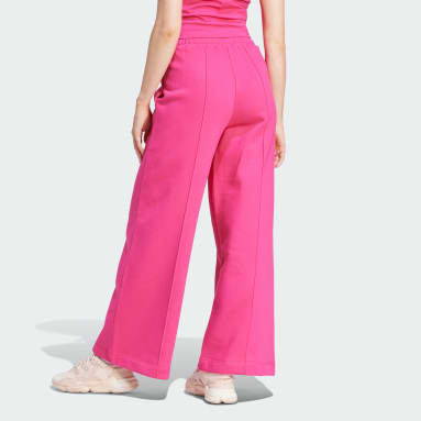 Calças de Perna Larga Essentials Rosa Mulher Originals