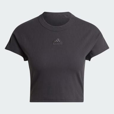 T-shirt Lounge Ribbed Crop