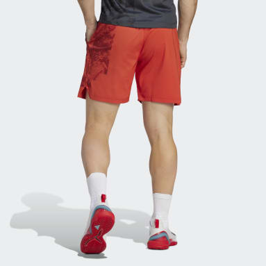 Heren Tennis rood Tennis Paris HEAT.RDY Ergo Short