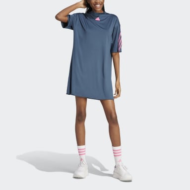 Women Sportswear Turquoise Future Icons 3-Stripes Dress