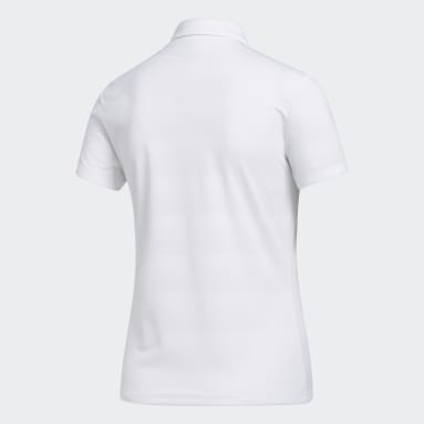 Women Golf White Polo Shirt