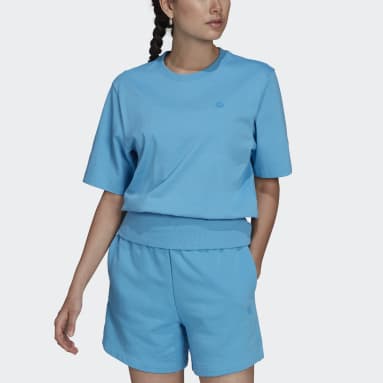 Ženy Originals modrá Tričko Adicolor Oversize