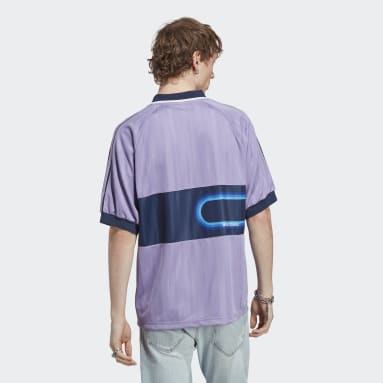 남성 originals Purple 블로크팝 저지