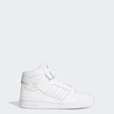 adidas white ankle shoes
