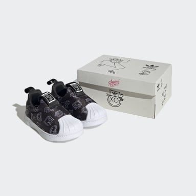 Infant & Toddlers 0-4 Years Originals Black Superstar 360 Shoes