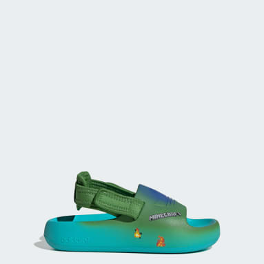 Sandalias Adifom Adilette X Minecraft para niños