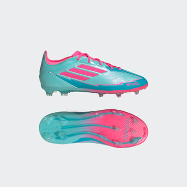 รองเท้าฟุตบอล F50 Elite Messi Firm Ground สำหรับเด็ก