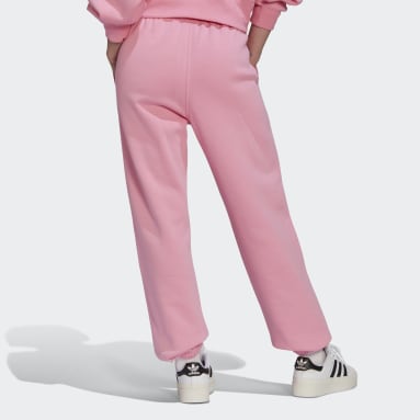 ผู้หญิง Originals สีชมพู กางเกงจ็อกเกอร์ผ้าฟลีซ Adicolor Essentials
