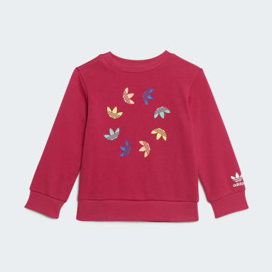 Infants Originals Pink Adicolor Crew Set