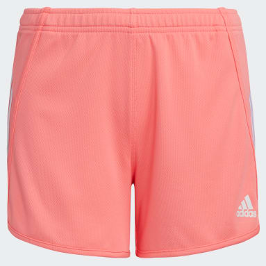 Youth Training Red Stripe Mesh Shorts (Extended Size)