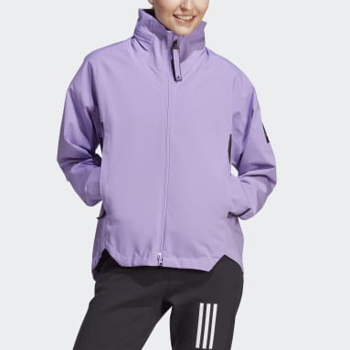 Dames Sportswear paars MYSHELTER RAIN.RDY Jack