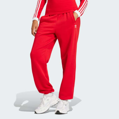 Adidas women red pants on sale