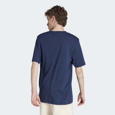 Camiseta Trefoil Essentials Azul Hombre Originals
