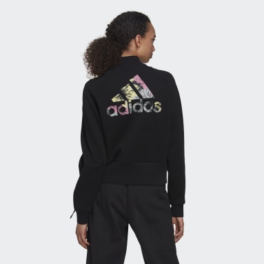 Chaqueta Allover Print Negro Mujer Sportswear