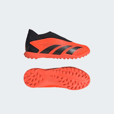 Botas de Futebol sem Atacadores Predator Accuracy.3 – Piso sintético Laranja Criança Futebol