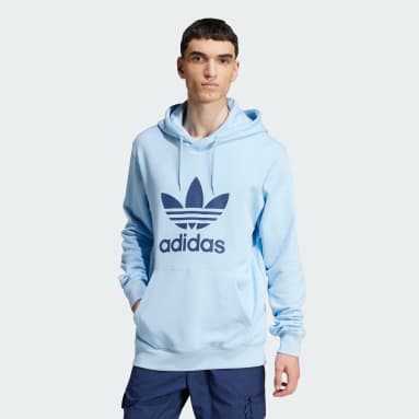 Men s Blue Hoodies adidas UK