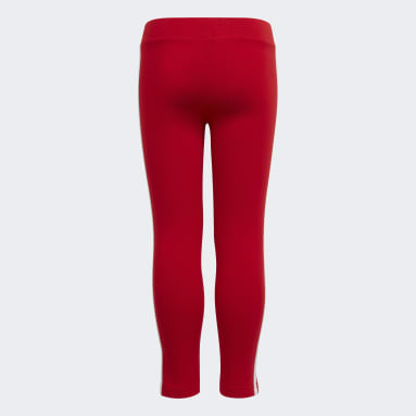 Calzas Essentials 3 Tiras Rojo Niña Sportswear