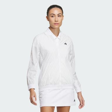 【新品】adidas アディダス　ゴルフウェア　セットアップ　レディースS　白 adidas アディダス スリーストライプス ボアフリース 3P