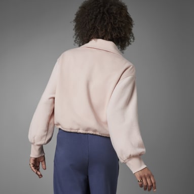 Women's Sportswear Pink Sportswear Fleece Track Top
